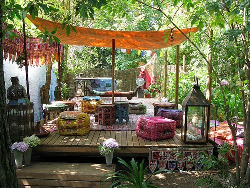 13boho garden design ideas