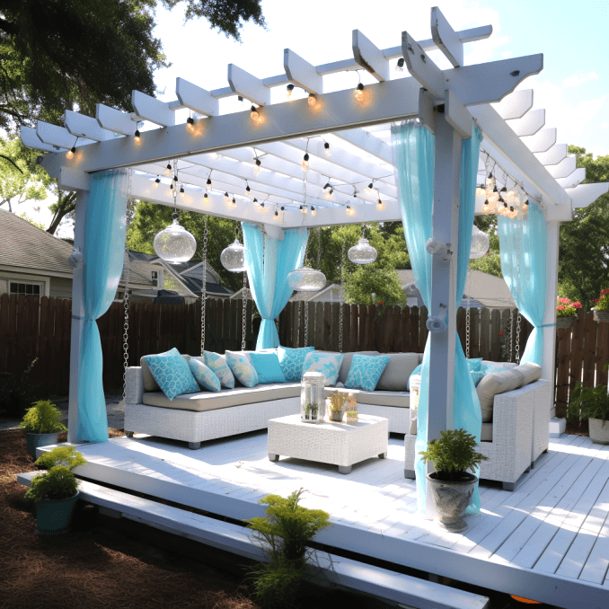 Pallet Pergola Beach Retreat 15 1