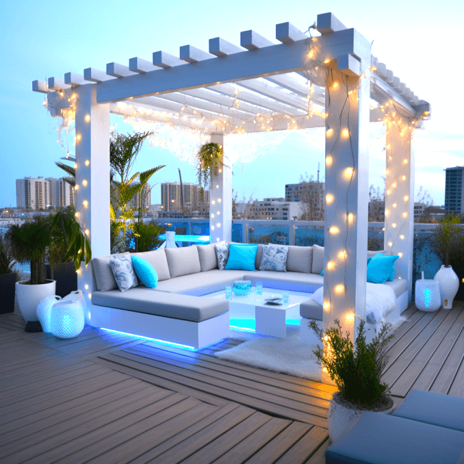 Pallet Pergola Beach Retreat 16