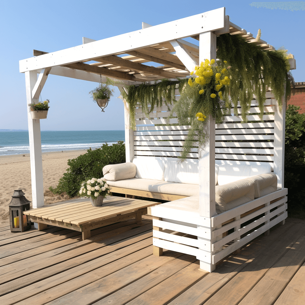 Pallet Pergola Beach Retreat 17 1