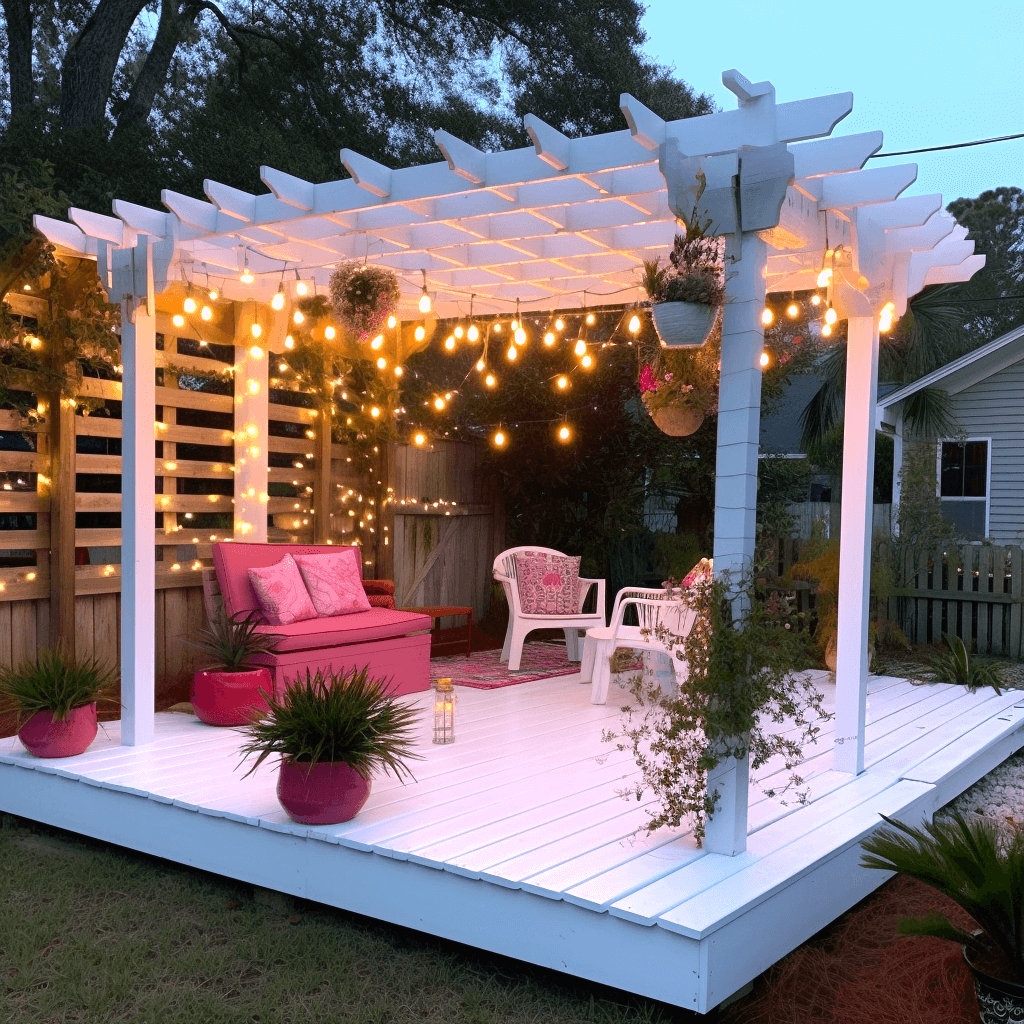 Pallet Pergola Beach Retreat 19 1