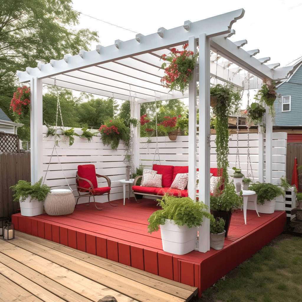 Pallet Pergola Beach Retreat 2 1