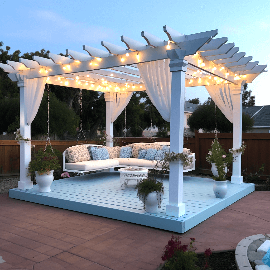 Pallet Pergola Beach Retreat 25 1