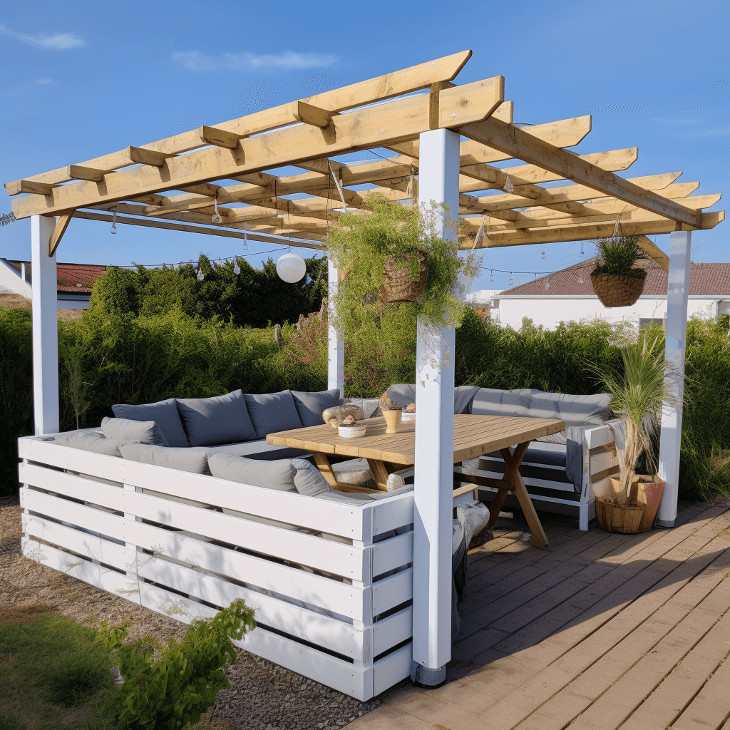 Pallet Pergola Beach Retreat 3 1