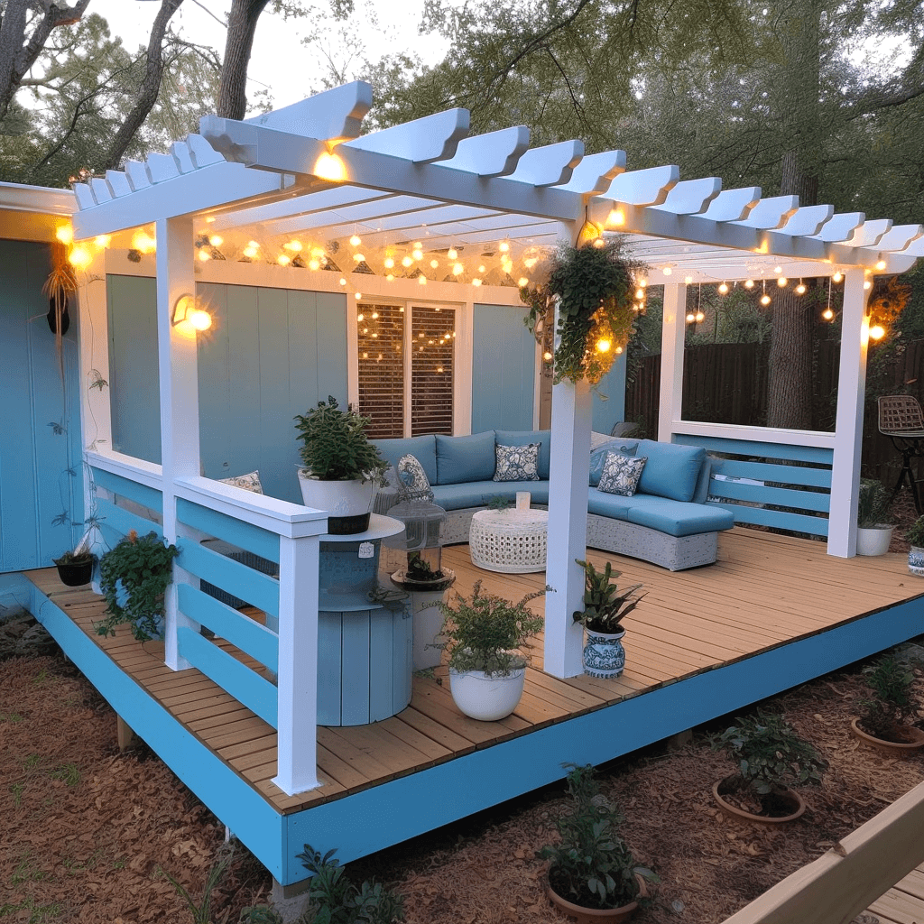 Pallet Pergola Beach Retreat 7 1