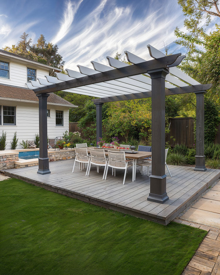 Pergola and Gazebo Deck Ideas 00007 1