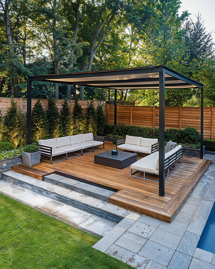 Pergola and Gazebo Deck Ideas 00009 1