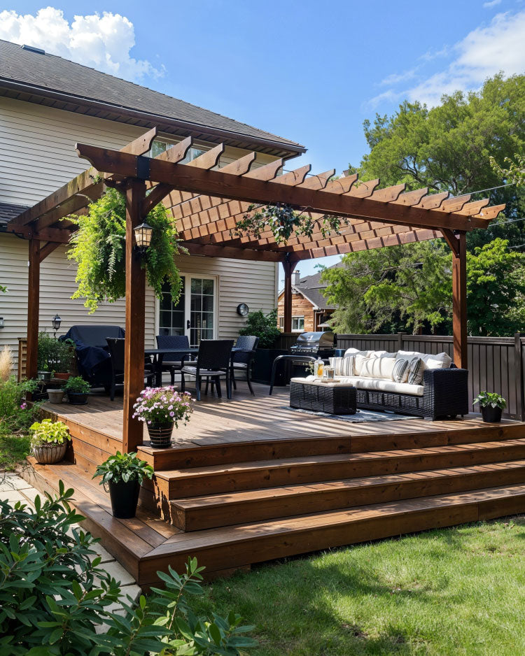 Pergola and Gazebo Deck Ideas 00018 1