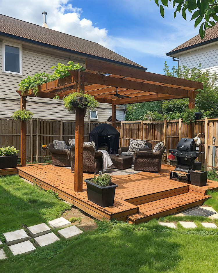 Pergola and Gazebo Deck Ideas 00025 1