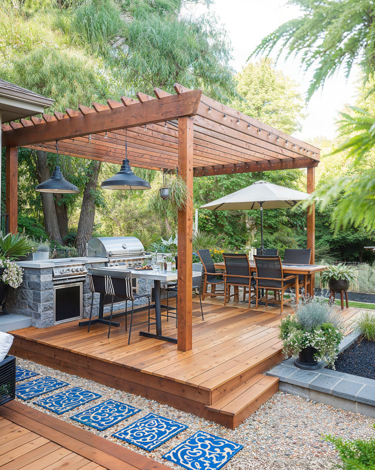 Pergola and Gazebo Deck Ideas 00026 1