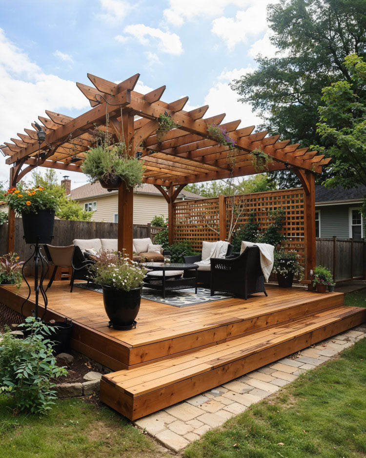 Pergola and Gazebo Deck Ideas 00033 1