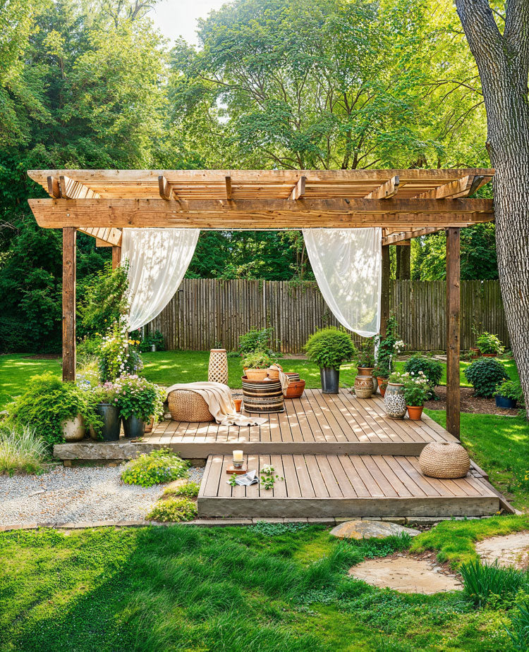 Pergola and Gazebo Deck Ideas 00047 1