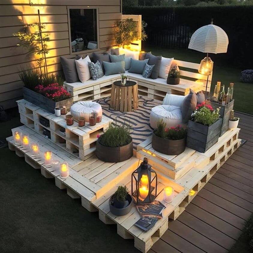 Rustic Elegance Making the Most of Pallet Wood in Your Outdoor Decor 20