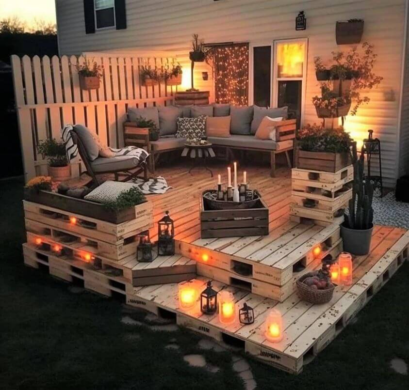 Rustic Elegance Making the Most of Pallet Wood in Your Outdoor Decor 21