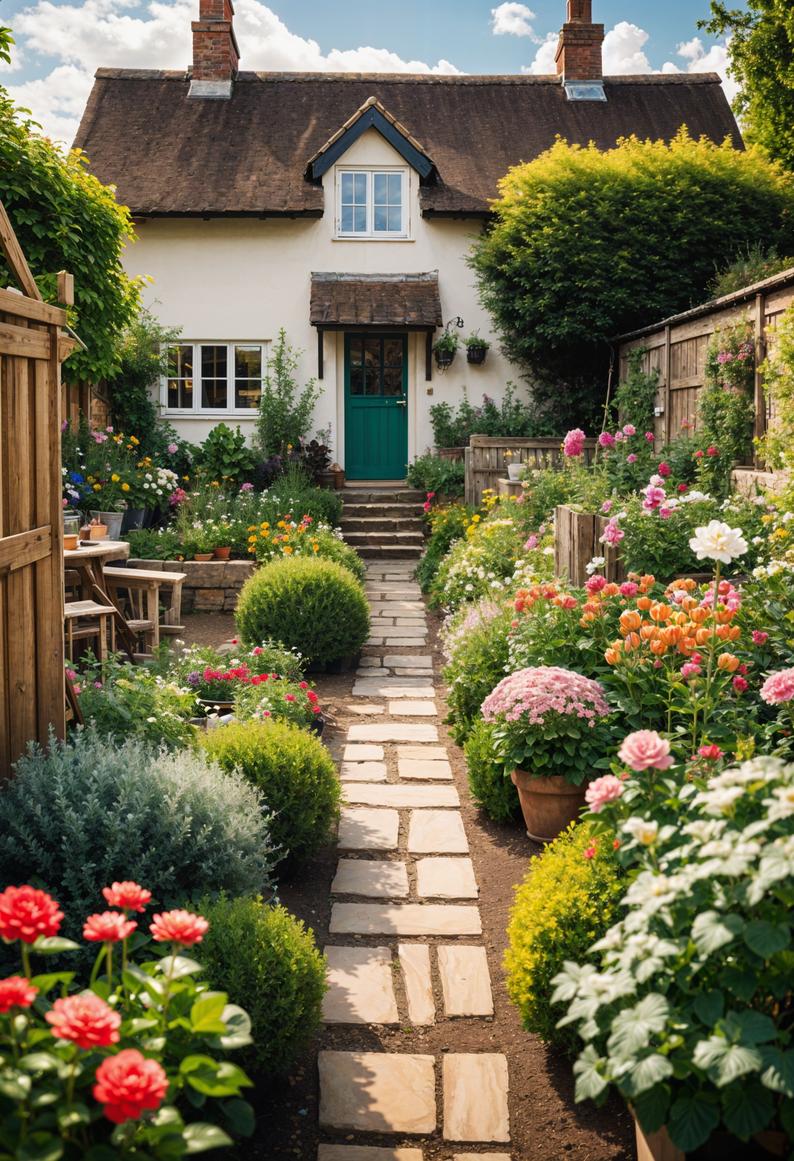 Suburban Cottage Chic Garden 1 1