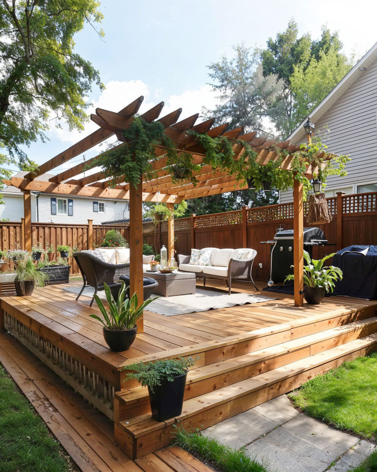 Pergola and Gazebo Deck Ideas 00005 1