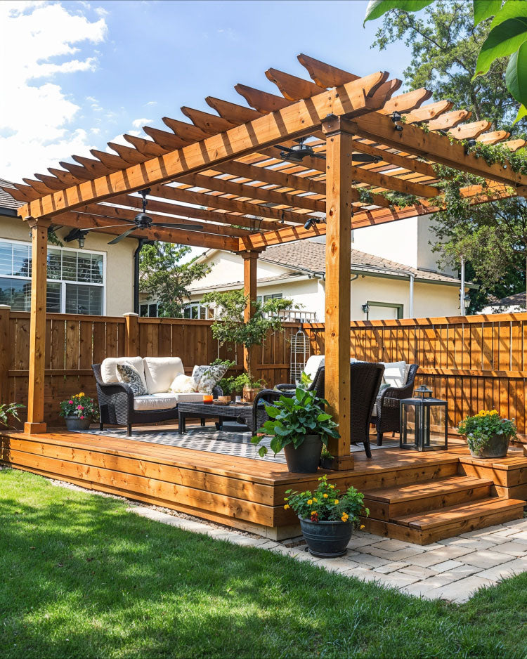 Pergola and Gazebo Deck Ideas 00011 1