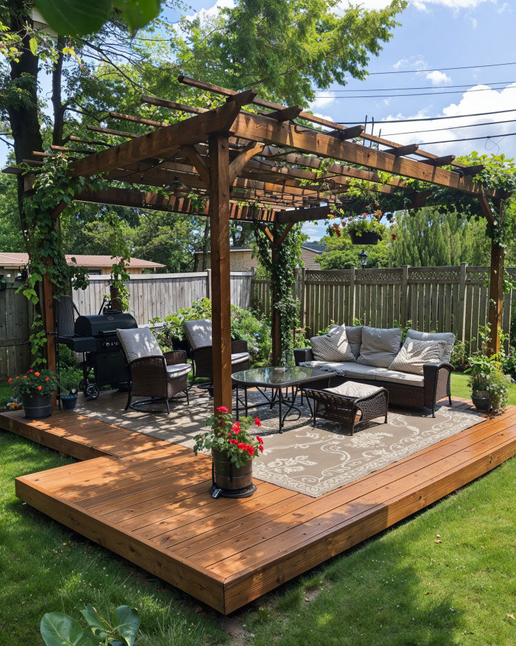 Pergola and Gazebo Deck Ideas 00013 1