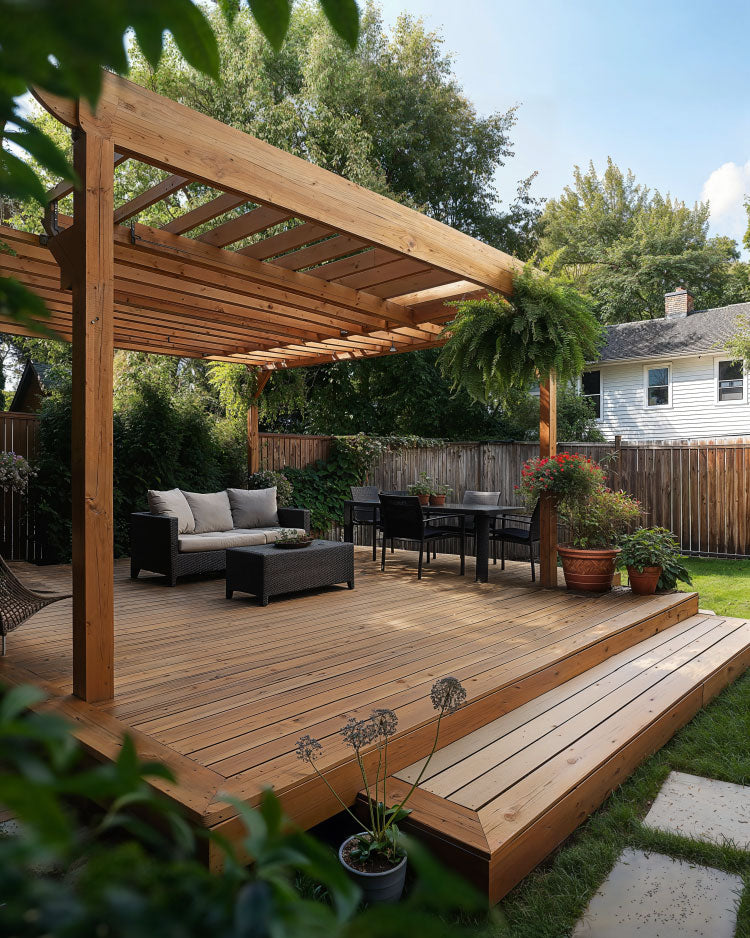 Pergola and Gazebo Deck Ideas 00017 1