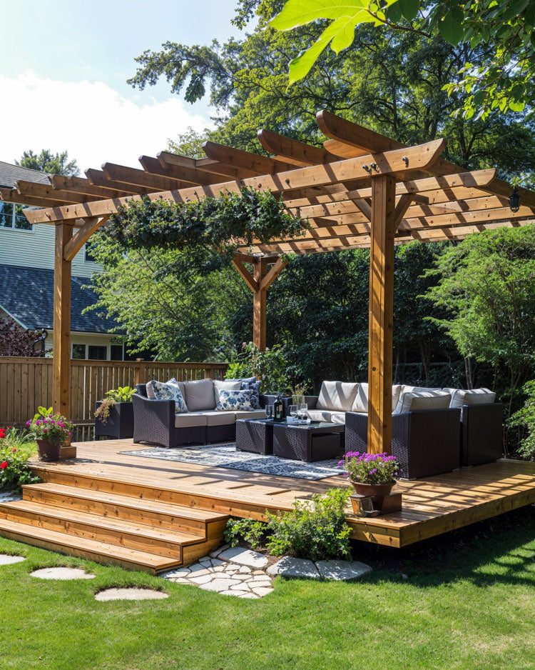 Pergola and Gazebo Deck Ideas 00032 1